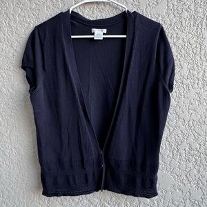 Worthington Women's Navy Cardigan